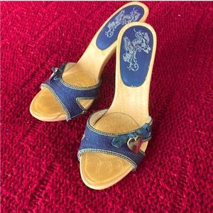 Guess Vintage Mule Heels